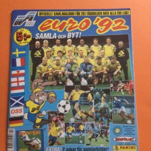 Euro 92 panini Swedish edition