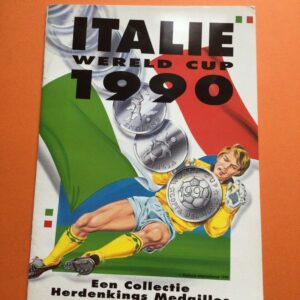 Italia 90 raccoglitore con monete